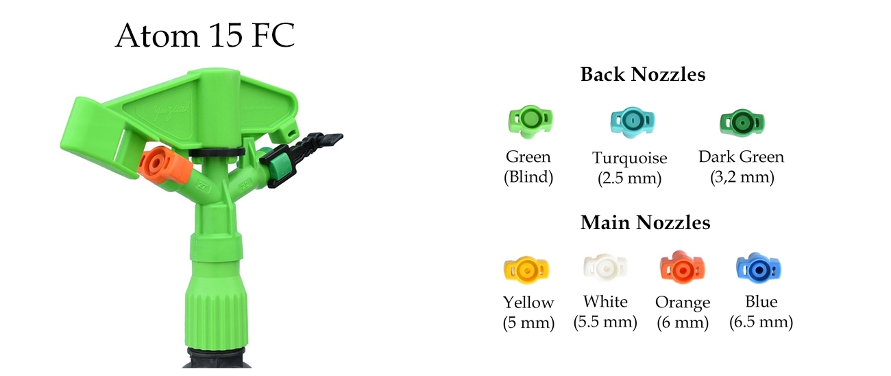 Aspersores Atom 15 FC